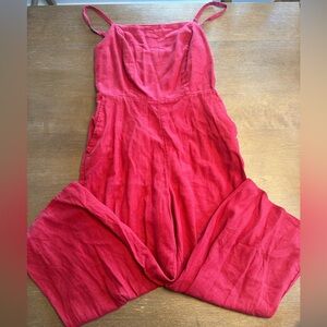 Old Navy Red Jumpsuit